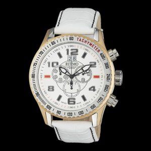 Ritmo Mundo Men's 232 White Extreme Quartz Chronograph Watch